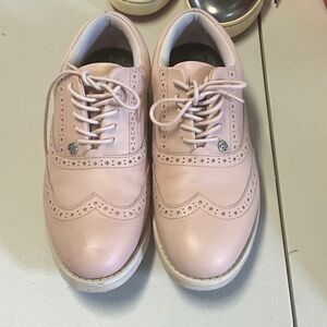 G/FORE Light Pink Leather Shoes